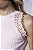 Regata Tricot Canelada Feminina Com Detalhe Em Renda - Imagem 3