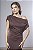 Vestido Midi Muscle Gola Degagê Com Detalhe Franzido - Imagem 3