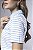 Blusa Polo Listrada Feminina Manga Curta - Imagem 12
