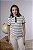 Blusa Polo Feminina Listrada Com Textura - Imagem 7