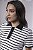 Blusa Polo Feminina Listrada Com Textura - Imagem 10