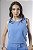 Blusa Cropped Costas Cruzada Com Botões Nas Laterais - Imagem 5