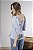 Blusa Listrada Com Lastex Feminina Manga Bufante - Imagem 13