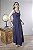 Vestido Longo Com Recortes E Alça Franzida - Imagem 3