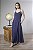Vestido Longo Com Recortes E Alça Franzida - Imagem 5