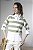 Blusa Listrada Feminina Com Gola E Detalhe Camisa - Imagem 16
