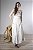Vestido Midi Com Detalhes Contrastantes - Imagem 1