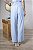 Calça Alfaiataria Pantalona Feminina Com Pregas E Ajuste Botão Na Barra - Imagem 7