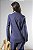 Blazer Alfaiataria Feminino Alongado Em Linho Com Martingale - Imagem 3