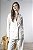 Blazer Alfaiataria Feminino Alongado Em Linho Com Martingale - Imagem 10
