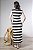 Vestido Midi Listrado Com Amarração E Abertura Lateral - Imagem 16