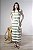 Vestido Midi Listrado Com Amarração E Abertura Lateral - Imagem 8