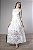 Vestido Midi Em Renda Vazada E Cava Americana - Imagem 14