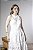 Vestido Midi Em Renda Vazada E Cava Americana - Imagem 15