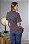 Blusa T-Shirt Feminina Listrada Gola Redonda - Imagem 17