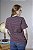 Blusa T-Shirt Feminina Listrada Gola Redonda - Imagem 16