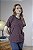 Blusa T-Shirt Feminina Listrada Gola Redonda - Imagem 11