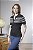 Blusa Polo Tricot Feminina Listrada Com Botões Dourado - Imagem 17