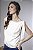 Blusa Feminina Com Pregas E Amarração No Ombro - Imagem 6