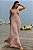 Vestido Longo Com Bordados E Alça Com Amarração - Imagem 3