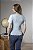 Blusa Tricot Feminina Manga Curta Com Gola E Barra Ondulada - Imagem 5