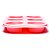 Assadeira forma bolo cupcake de silicone verde rosa vermelha - Imagem 4