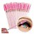 Kit 50 Escovinhas Descartáveis - Rosa - Imagem 1