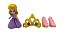 Kit de Borracha Escolar 4 Unidades  - Princesa - Imagem 1