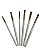 Kit de Pincéis 6 peças Branco - Dafu - Imagem 1