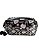 Necessaire Estojo- Preto Vários gatos com laço - Imagem 1