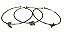KIT DE PULSEIRA B8 - PRATA - Imagem 1