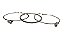 KIT DE PULSEIRA B6 - PRATA - Imagem 1