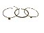 KIT DE PULSEIRA B11 - DOURADO - Imagem 1