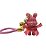 CHAVEIRO CACHORRO TEXTURIZADO - ROSA - Imagem 1