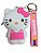 PORTA MOEDAS COM CHAVEIRO - HELLO KITTY ROSA - Imagem 1
