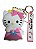 PORTA MOEDAS COM CHAVEIRO - HELLO KITTY VESTIDO ROSA - Imagem 1