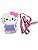 BOLSINHA HELLO KITTY - LILÁS COM CACHECOL ROSA - Imagem 1