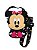 BOLSINHA DA MINNIE SENTADA LAÇO ROSA - Imagem 1