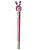 Caneta Escolar Com Led- Coelho| Rosa - Imagem 1