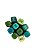 KIT DE CANETINHA TOUCH - TONS DE VERDE - Imagem 1