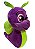PELÚCIA CARAMUJO ROXO - Imagem 1