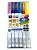 Kit Marca Texto 6 Unidades com Ponta Apagável - NO.1314 - Imagem 1