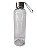 Garrafa de Plástico Transparente com Tampa Cinza - 550ML - Imagem 1