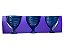 Kit 3 Taças para Sorvete 340ML - Azul - Imagem 1