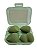 Caixinha com 4 Esponjas - Verde - Imagem 1