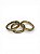 Trio de Aneis | Dourado ( número 19) - Imagem 1