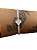 Bracelete BR01 - Prata Com Branco - Imagem 1