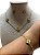 Kit | Colar+Brinco+Pulseira - BR65 | Dourado - Imagem 1