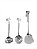 KIT UTENSÍLIOS - ESPÁTULA COOK + CONCHA PARA MOLHO E ESCUMADEIRA - Imagem 1