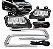 Kit Farol De Milha Neblina Led Fiat Toro 2022 2023 Cromado - Imagem 1